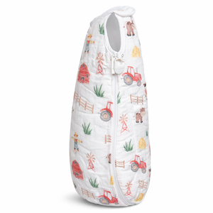 Baby Sleeping Bag with Farm Design