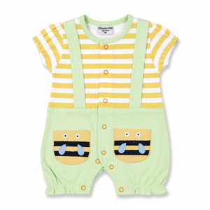 S/S Romper for Baby Boy - Cotton Outfit (0–9M)