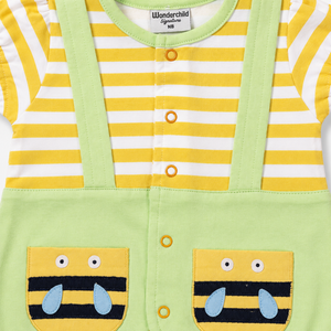 S/S Romper for Baby Boy - Cotton Outfit (0–9M)