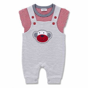 F/S T-Shirt with Gallice for Baby Boy - Cotton Outfit (0–12M)