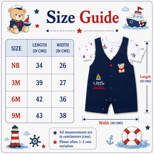 S/S T-Shirt with Fancy Romper for Baby Boy - Cotton Outfit (0–9M)