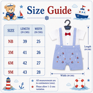 S/S Romper with Bow for Baby Boy - Cotton Outfit (0–9M)