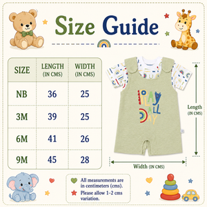 S/S Top with Romper Play All Day for Baby Boy - Cotton Outfit (0–9M)