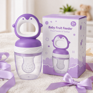 Baby Den Bite Trauner - Multi-Color, Silicone BPA-free Feeder