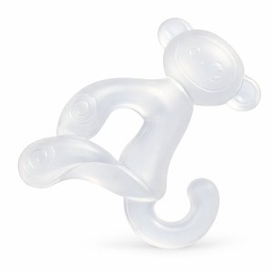 Baby Den Monkey Teether - BPA Free Silicone, Multi-colour