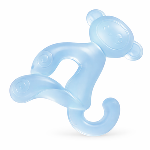 Baby Den Monkey Teether - BPA Free Silicone, Multi-colour