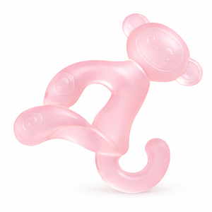 Baby Den Monkey Teether - BPA Free Silicone, Multi-colour