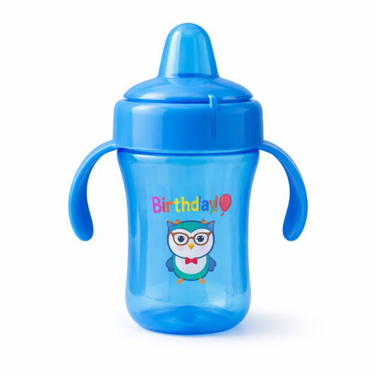 Baby Den Portable Sippy Cup 240ml | BPA-Free, Multi-Colour, Lightweight