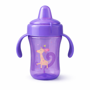 Baby Den Portable Sippy Cup 240ml | BPA-Free, Multi-Colour, Lightweight