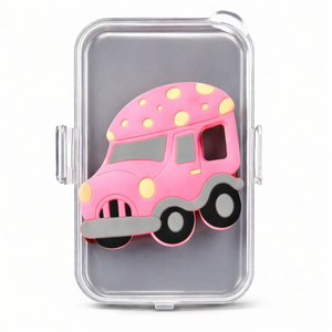 Baby Den Car Teether - BPA Free Silicone, Multi-colour