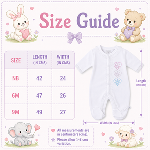 F/S Fancy Romper - Baby Girl Cotton Outfit (0–9M)