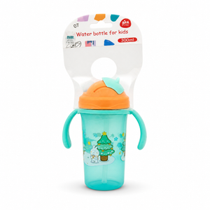 Baby Den Water Bottle for Kids 300ml | BPA-Free, Multi-Colour, Lightweight