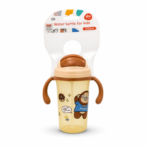 Baby Den Water Bottle for Kids 300ml | BPA-Free, Multi-Colour, Lightweight