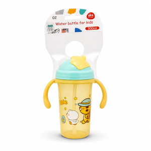 Baby Den Water Bottle for Kids 300ml | BPA-Free, Multi-Colour, Lightweight