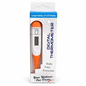 Baby Den Digital Thermometer | Fast & Accurate Temperature Monitor, Multi-Color