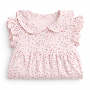 S/S Baby Frock - Baby Girl Cotton Outfit (0–24M)
