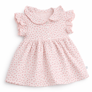 S/S Baby Frock - Baby Girl Cotton Outfit (0–24M)