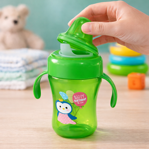 Baby Den Portable Sippy Cup 240ml | BPA-Free, Multi-Colour, Lightweight