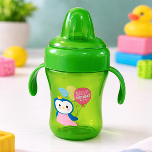 Baby Den Portable Sippy Cup 240ml | BPA-Free, Multi-Colour, Lightweight