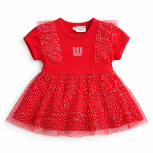 S/S Fancy Baby Dress - Baby Girl Cotton Outfit (0–24M)