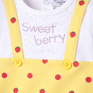 F/S Romper - Baby Girl Cotton Outfit (0–9M)