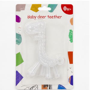 Baby Den Girafee Teether - BPA Free Silicone, Multi-colour